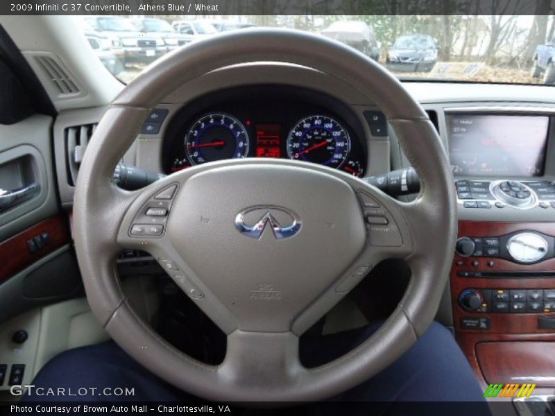 Athens Blue / Wheat 2009 Infiniti G 37 Convertible