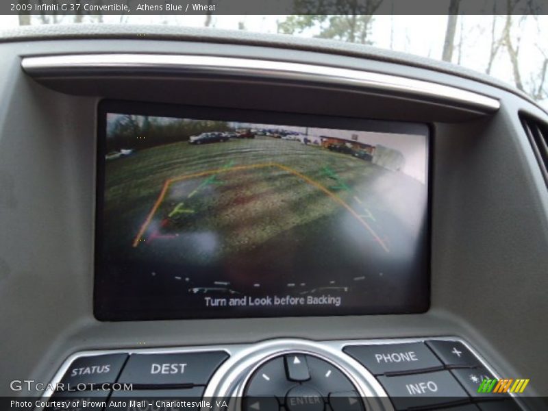 Athens Blue / Wheat 2009 Infiniti G 37 Convertible