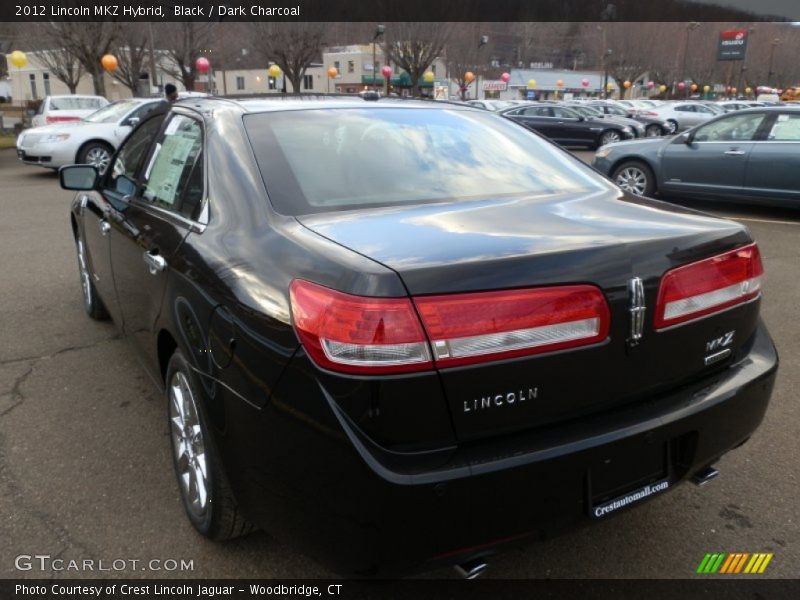 Black / Dark Charcoal 2012 Lincoln MKZ Hybrid