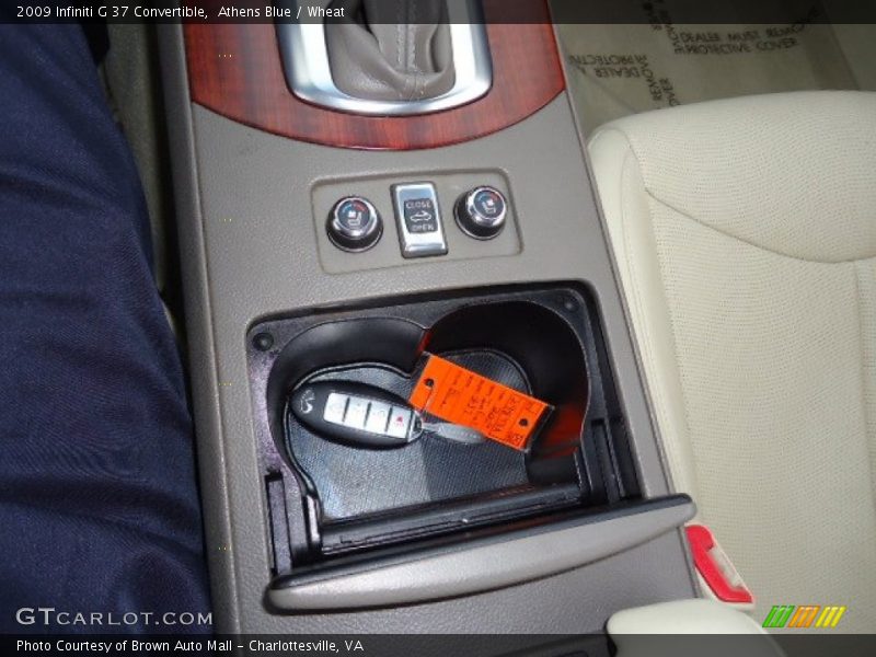 Athens Blue / Wheat 2009 Infiniti G 37 Convertible