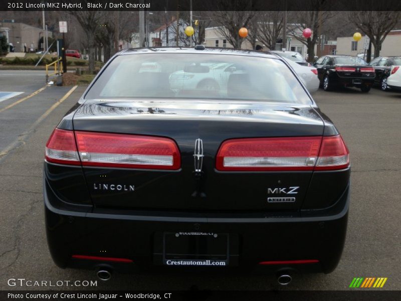 Black / Dark Charcoal 2012 Lincoln MKZ Hybrid