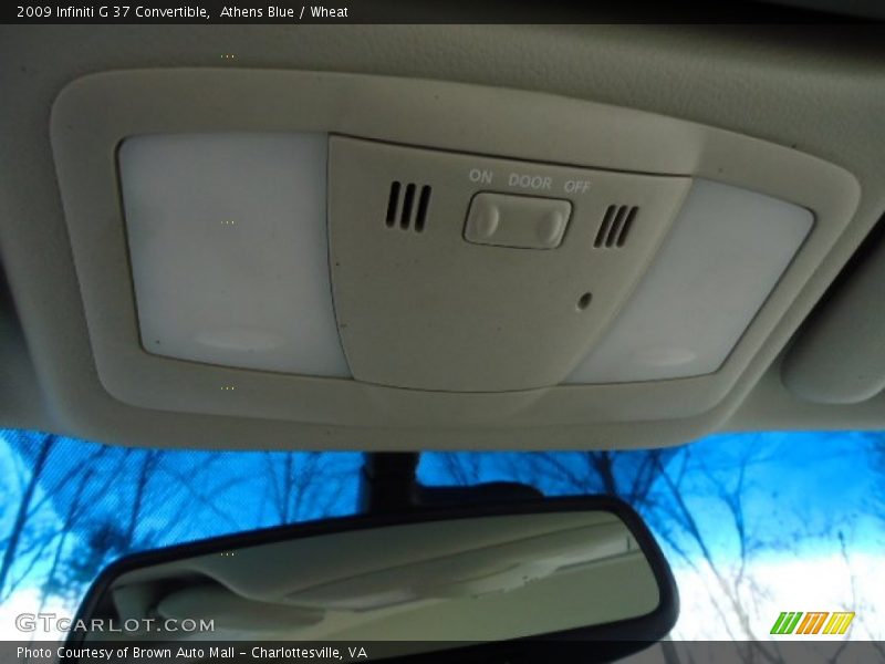 Athens Blue / Wheat 2009 Infiniti G 37 Convertible