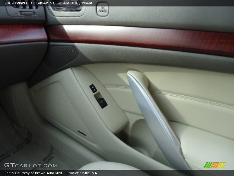 Athens Blue / Wheat 2009 Infiniti G 37 Convertible