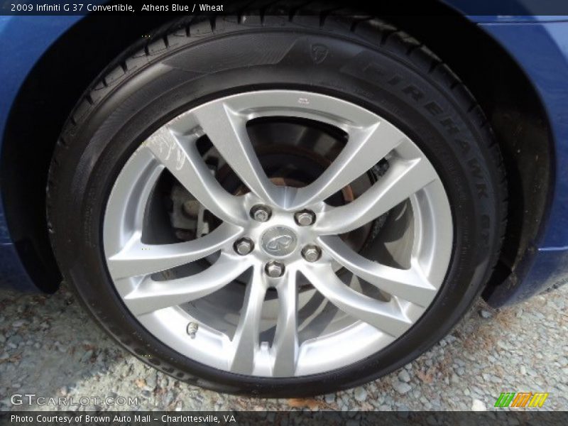 Athens Blue / Wheat 2009 Infiniti G 37 Convertible