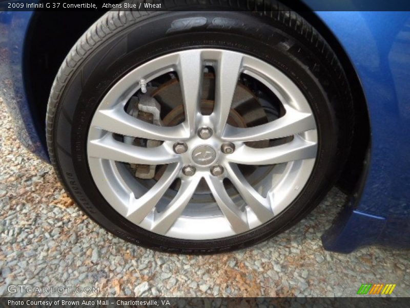 Athens Blue / Wheat 2009 Infiniti G 37 Convertible