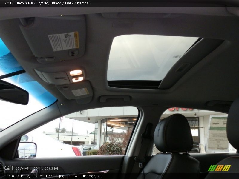 Black / Dark Charcoal 2012 Lincoln MKZ Hybrid