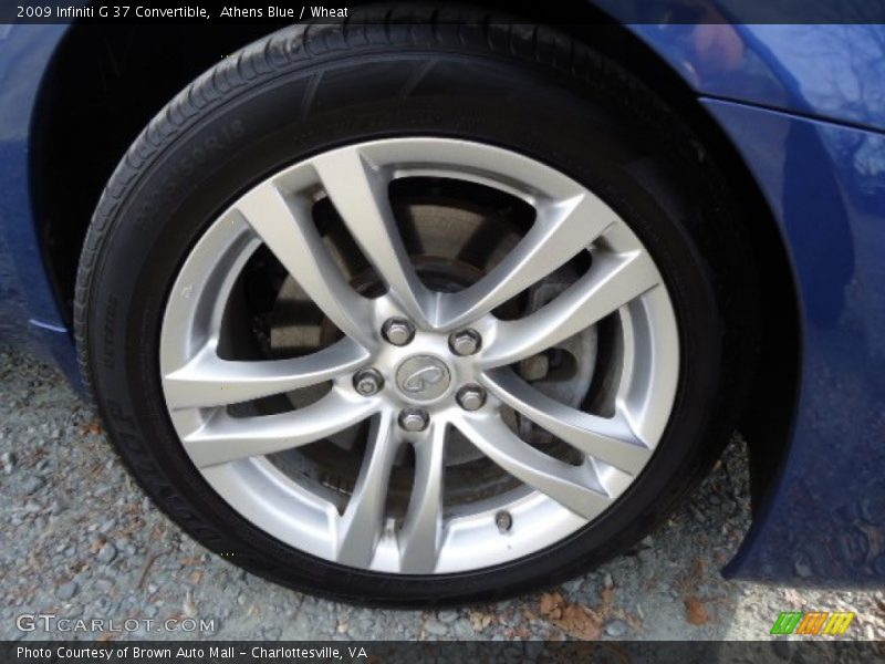 Athens Blue / Wheat 2009 Infiniti G 37 Convertible