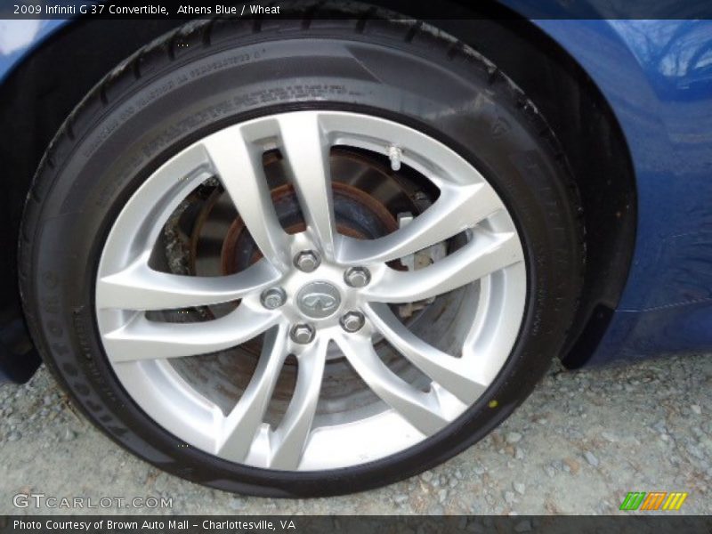 Athens Blue / Wheat 2009 Infiniti G 37 Convertible
