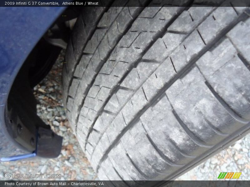 Athens Blue / Wheat 2009 Infiniti G 37 Convertible