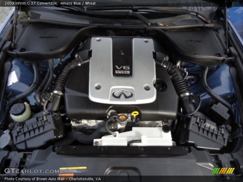 Athens Blue / Wheat 2009 Infiniti G 37 Convertible