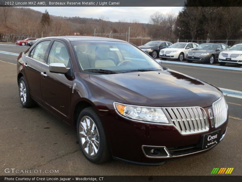 Bordeaux Reserve Metallic / Light Camel 2012 Lincoln MKZ AWD