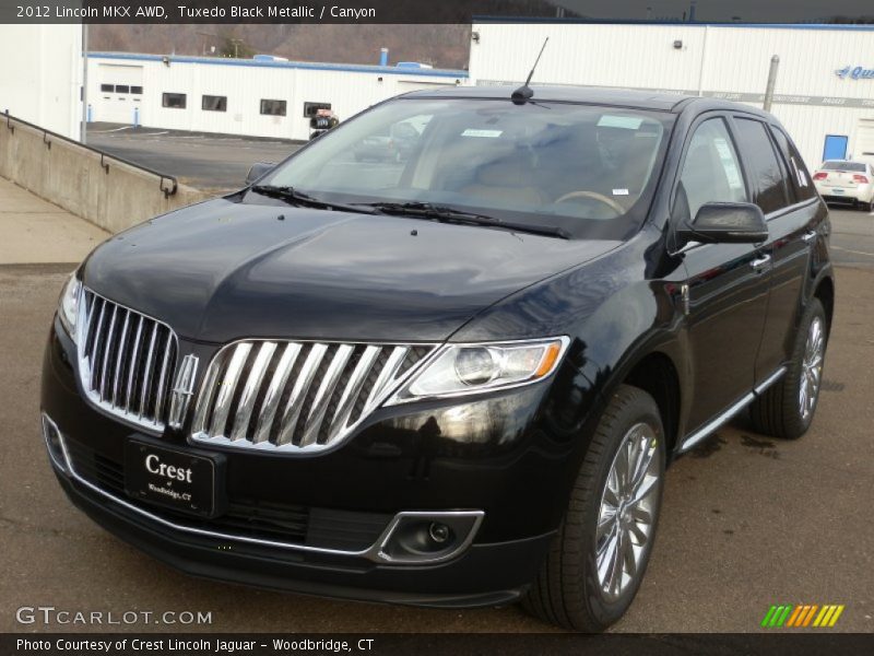 Tuxedo Black Metallic / Canyon 2012 Lincoln MKX AWD