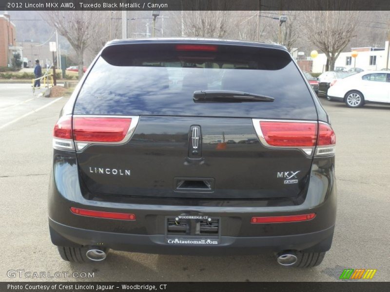 Tuxedo Black Metallic / Canyon 2012 Lincoln MKX AWD