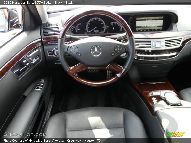 Black / Black 2010 Mercedes-Benz S 550 Sedan