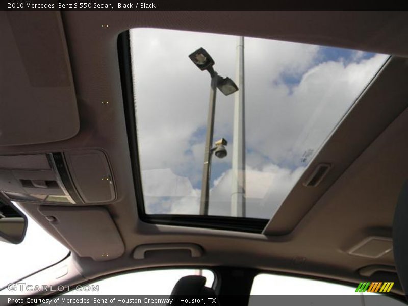 Black / Black 2010 Mercedes-Benz S 550 Sedan