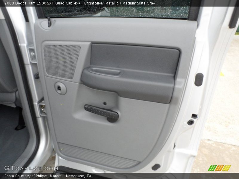 Bright Silver Metallic / Medium Slate Gray 2008 Dodge Ram 1500 SXT Quad Cab 4x4