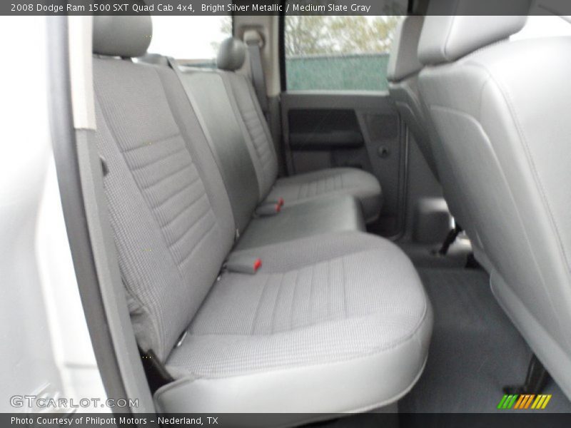 Bright Silver Metallic / Medium Slate Gray 2008 Dodge Ram 1500 SXT Quad Cab 4x4
