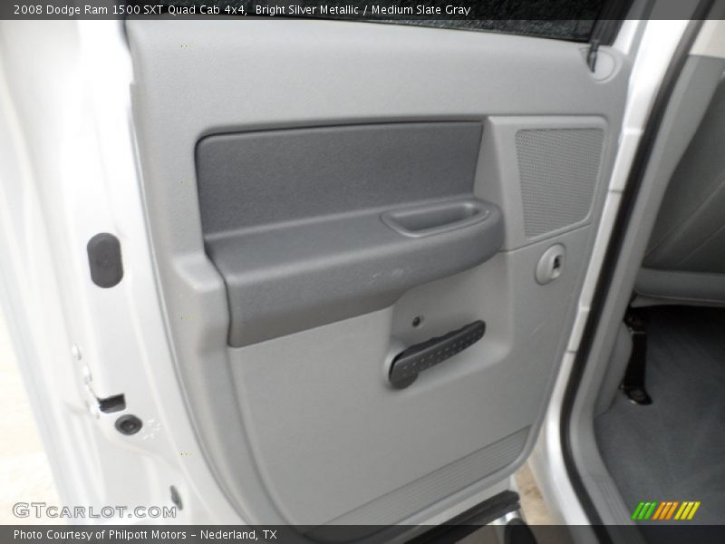Bright Silver Metallic / Medium Slate Gray 2008 Dodge Ram 1500 SXT Quad Cab 4x4