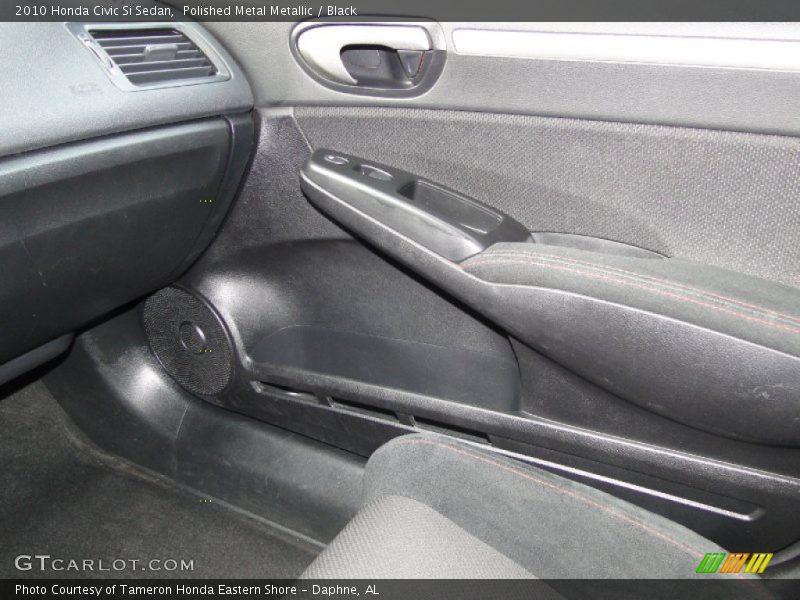 Polished Metal Metallic / Black 2010 Honda Civic Si Sedan