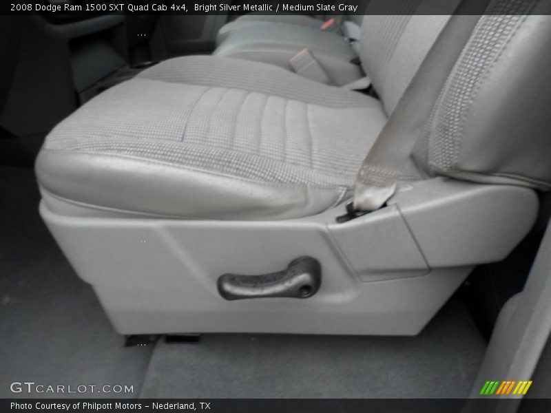 Bright Silver Metallic / Medium Slate Gray 2008 Dodge Ram 1500 SXT Quad Cab 4x4