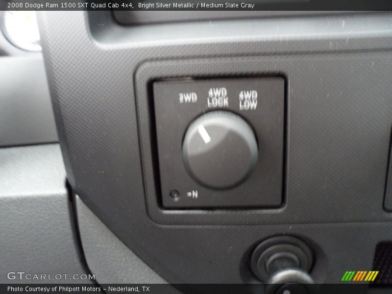 Bright Silver Metallic / Medium Slate Gray 2008 Dodge Ram 1500 SXT Quad Cab 4x4