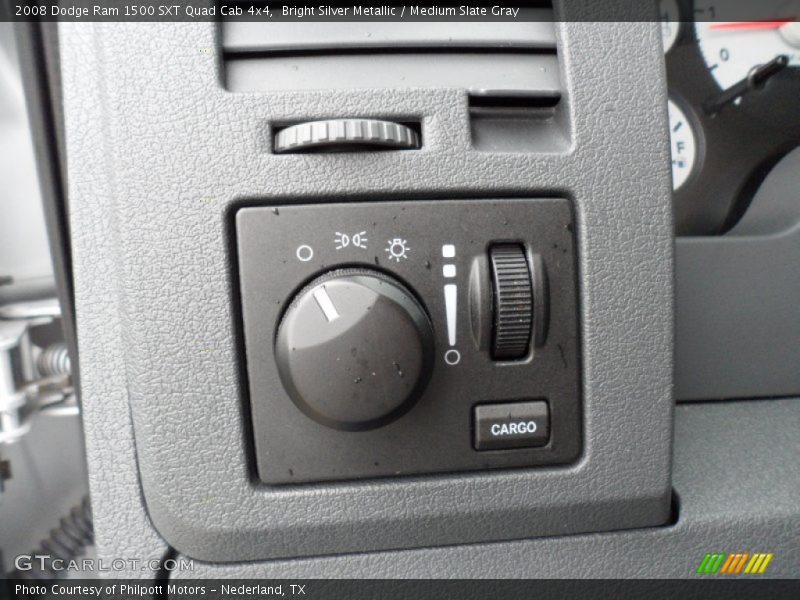 Bright Silver Metallic / Medium Slate Gray 2008 Dodge Ram 1500 SXT Quad Cab 4x4