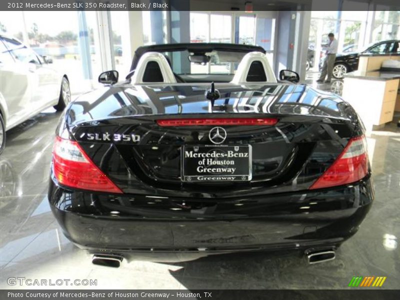 Black / Black 2012 Mercedes-Benz SLK 350 Roadster