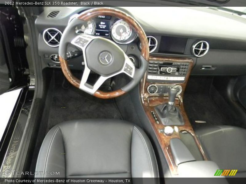 Black / Black 2012 Mercedes-Benz SLK 350 Roadster