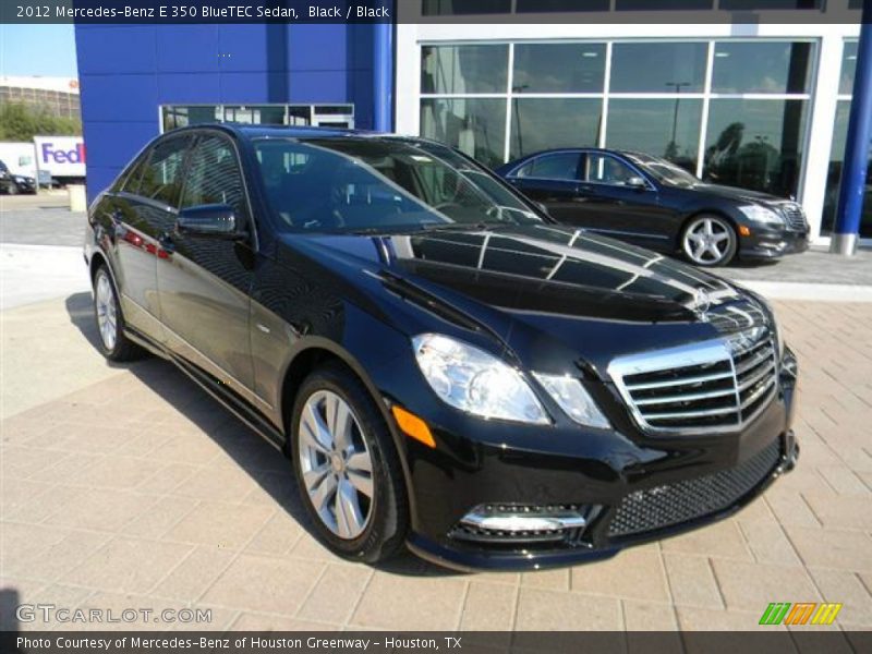 Black / Black 2012 Mercedes-Benz E 350 BlueTEC Sedan