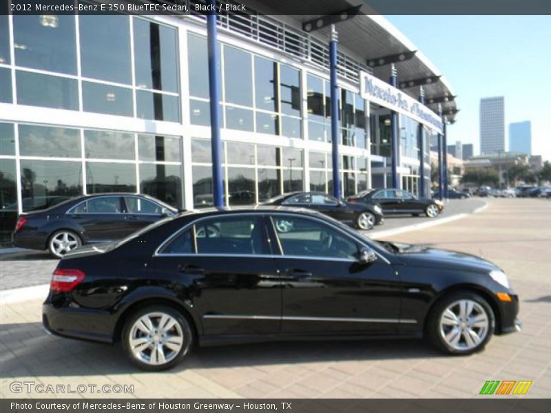 Black / Black 2012 Mercedes-Benz E 350 BlueTEC Sedan
