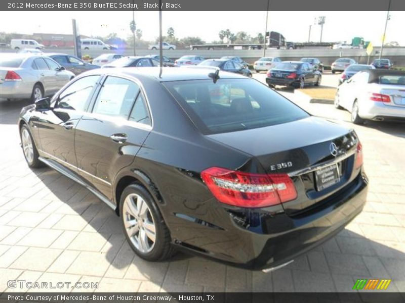 Black / Black 2012 Mercedes-Benz E 350 BlueTEC Sedan