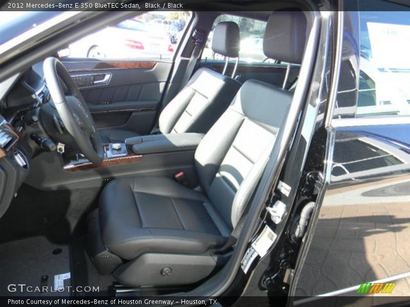 Black / Black 2012 Mercedes-Benz E 350 BlueTEC Sedan