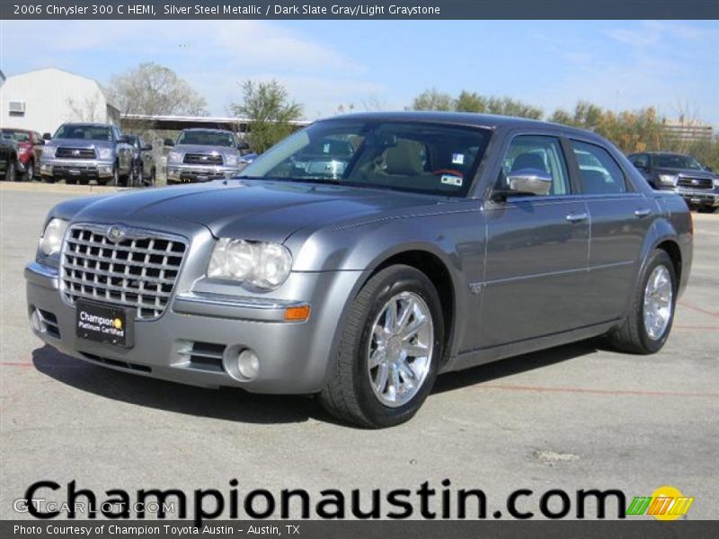 Silver Steel Metallic / Dark Slate Gray/Light Graystone 2006 Chrysler 300 C HEMI