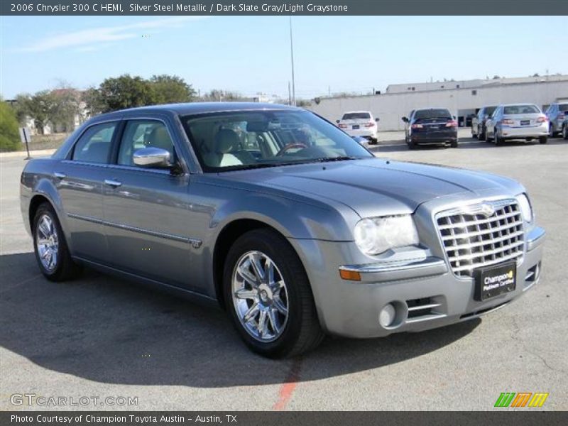 Silver Steel Metallic / Dark Slate Gray/Light Graystone 2006 Chrysler 300 C HEMI