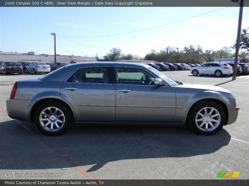 Silver Steel Metallic / Dark Slate Gray/Light Graystone 2006 Chrysler 300 C HEMI