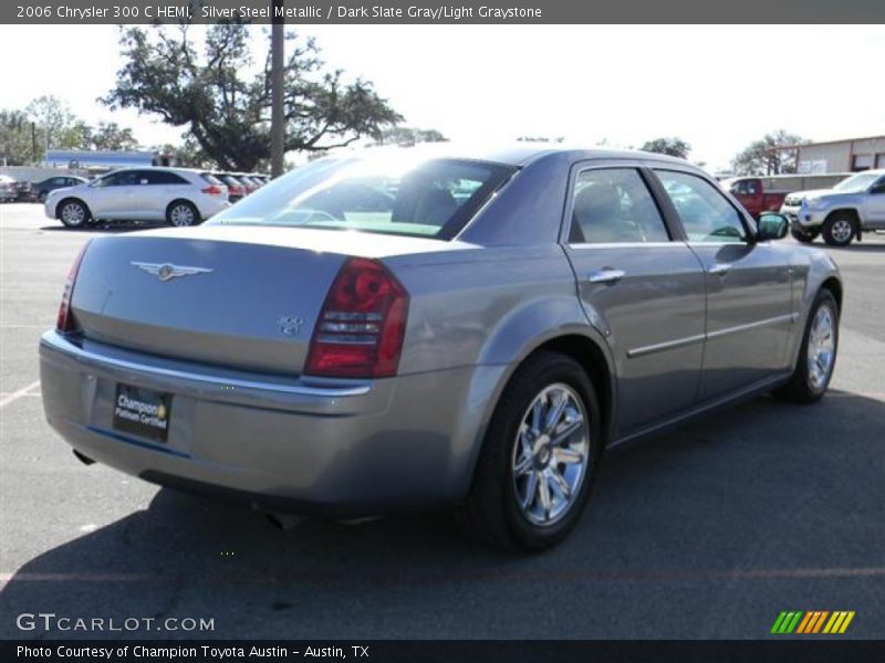 Silver Steel Metallic / Dark Slate Gray/Light Graystone 2006 Chrysler 300 C HEMI