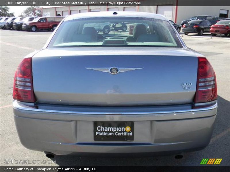 Silver Steel Metallic / Dark Slate Gray/Light Graystone 2006 Chrysler 300 C HEMI