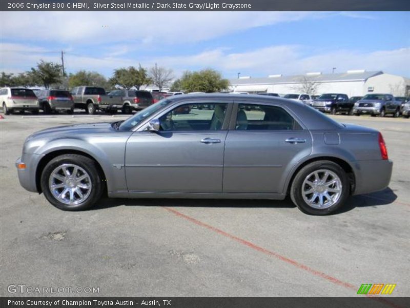 Silver Steel Metallic / Dark Slate Gray/Light Graystone 2006 Chrysler 300 C HEMI