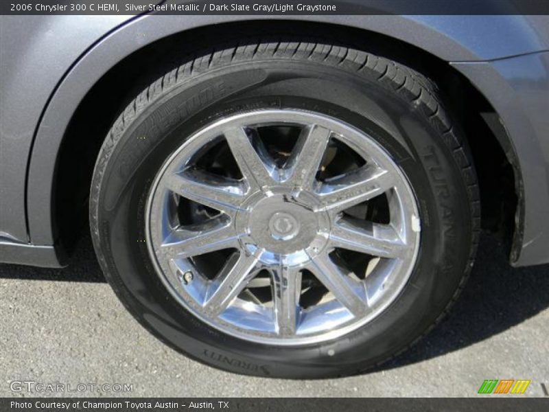 Silver Steel Metallic / Dark Slate Gray/Light Graystone 2006 Chrysler 300 C HEMI