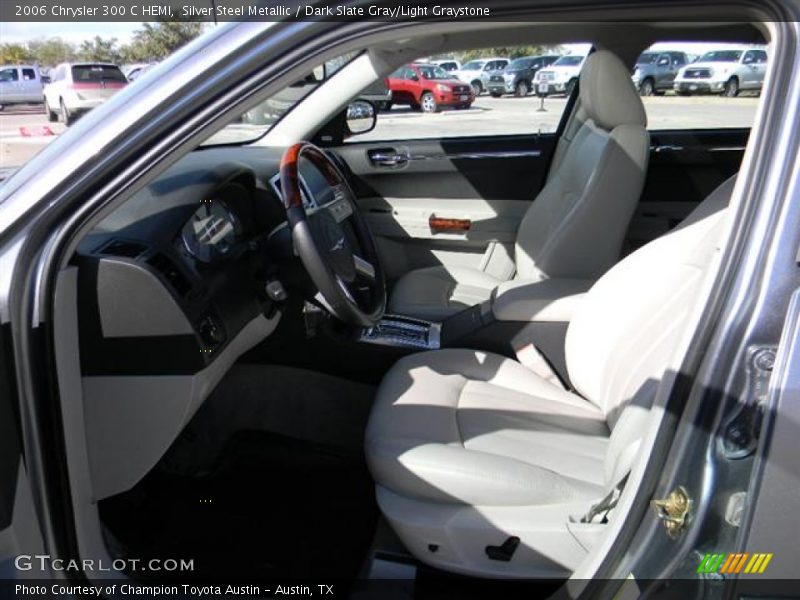 Silver Steel Metallic / Dark Slate Gray/Light Graystone 2006 Chrysler 300 C HEMI