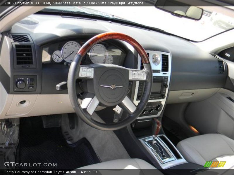 Silver Steel Metallic / Dark Slate Gray/Light Graystone 2006 Chrysler 300 C HEMI