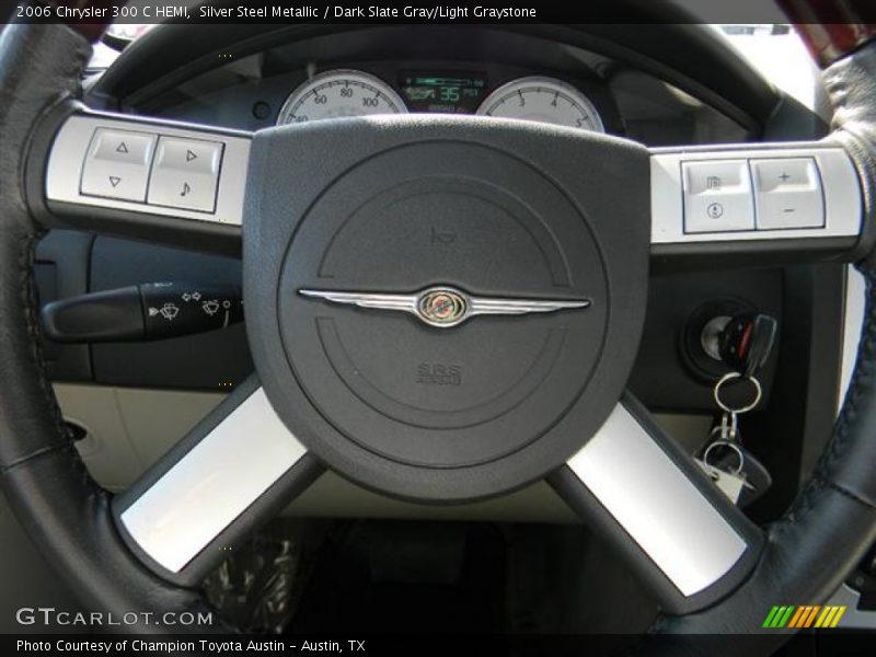 Silver Steel Metallic / Dark Slate Gray/Light Graystone 2006 Chrysler 300 C HEMI