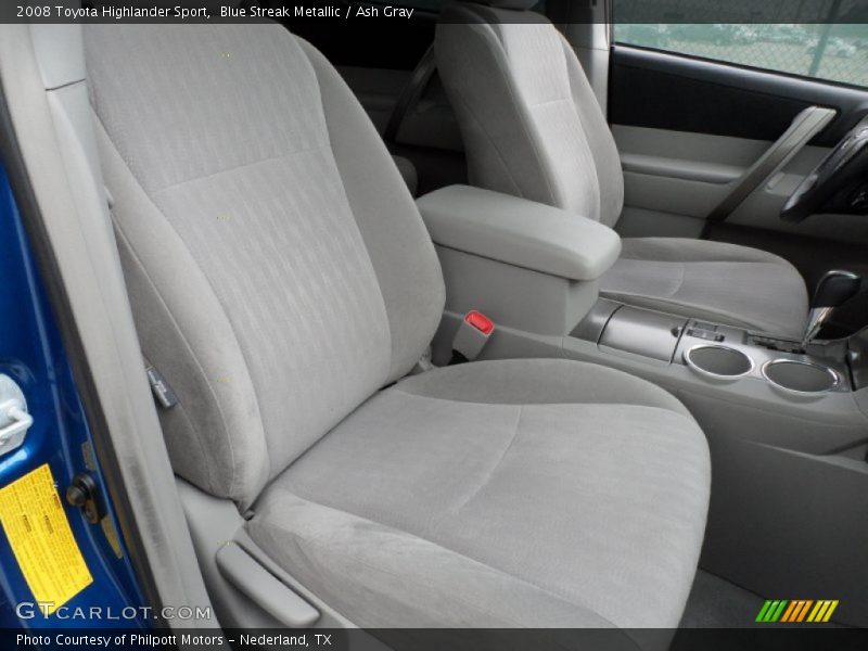 Blue Streak Metallic / Ash Gray 2008 Toyota Highlander Sport