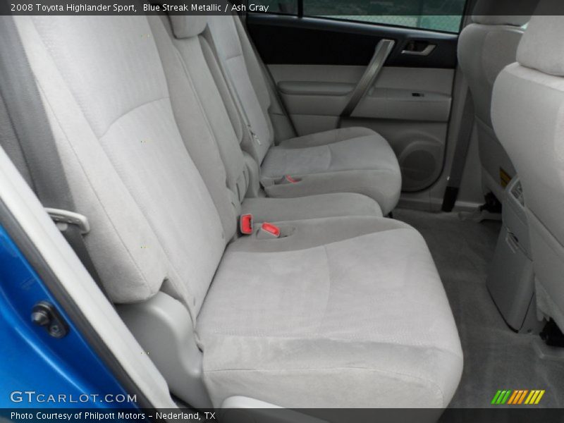 Blue Streak Metallic / Ash Gray 2008 Toyota Highlander Sport