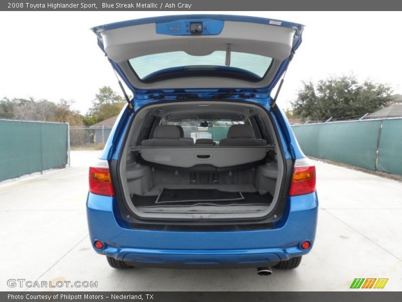Blue Streak Metallic / Ash Gray 2008 Toyota Highlander Sport