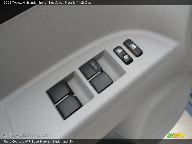 Blue Streak Metallic / Ash Gray 2008 Toyota Highlander Sport