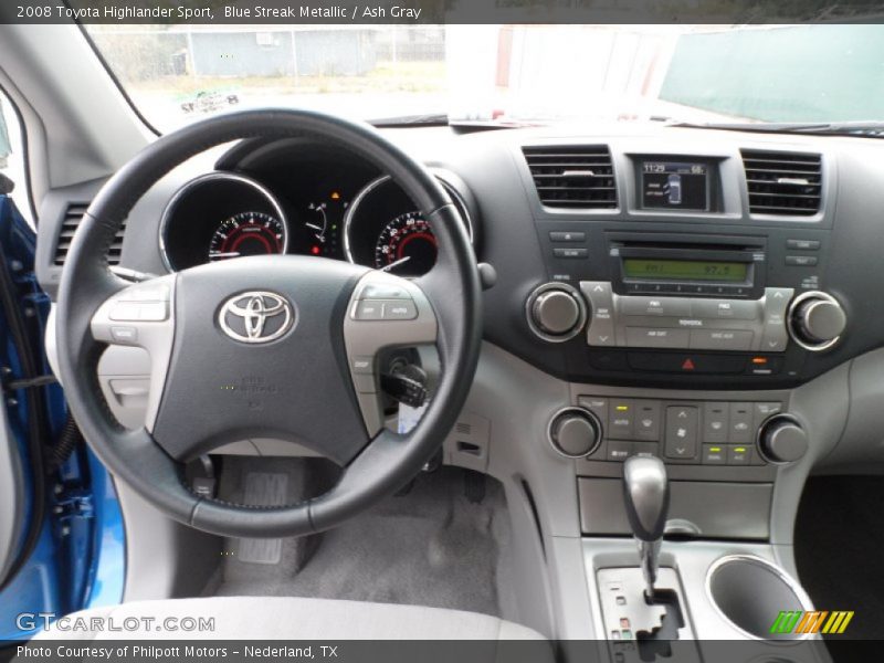 Blue Streak Metallic / Ash Gray 2008 Toyota Highlander Sport