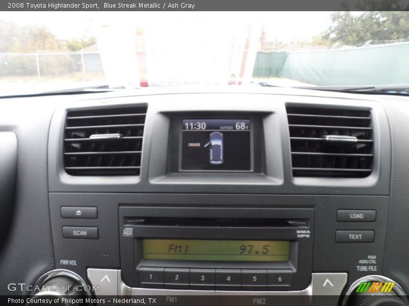 Blue Streak Metallic / Ash Gray 2008 Toyota Highlander Sport