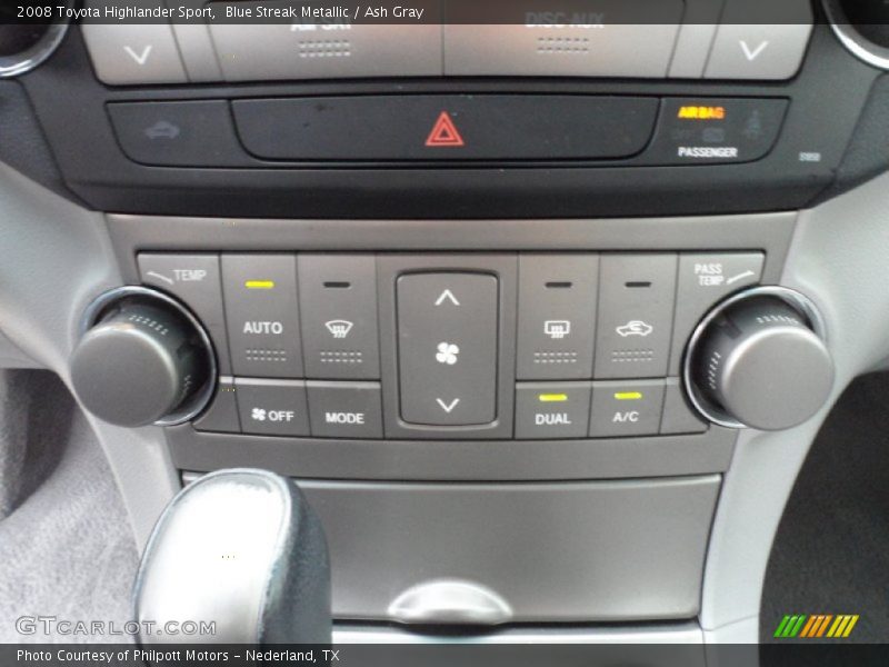 Blue Streak Metallic / Ash Gray 2008 Toyota Highlander Sport
