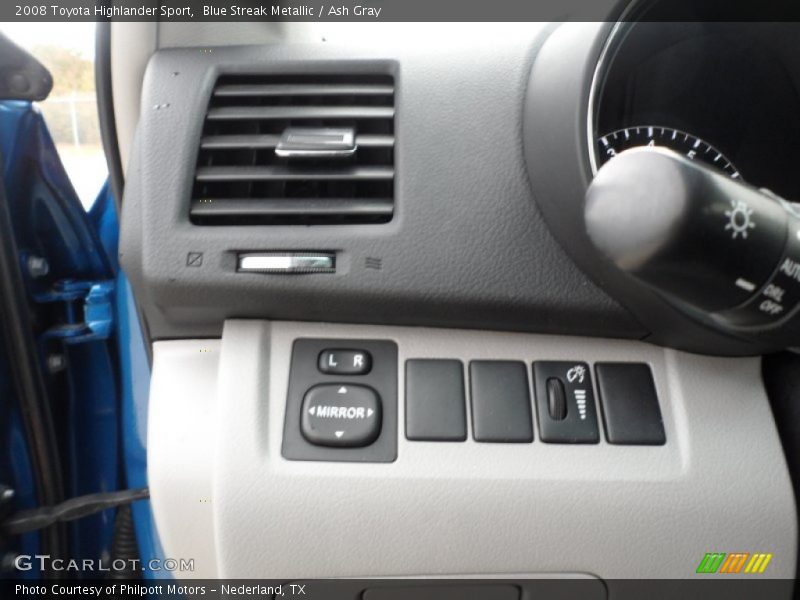 Blue Streak Metallic / Ash Gray 2008 Toyota Highlander Sport